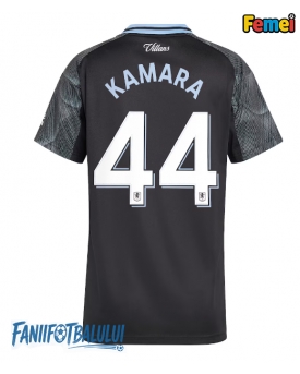 Aston Villa Boubacar Kamara #44 Tricou Fotbal Replică 2025-26 Femei Deplasare